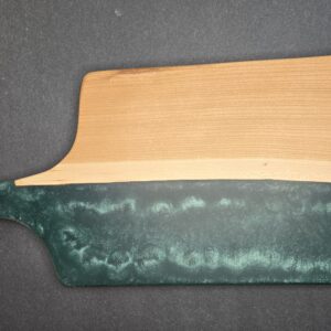 Cleaver shape charcuterie board Green river